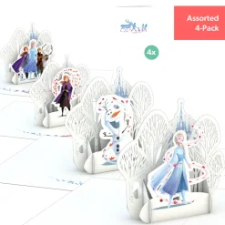Kids Lovepop Notecards|Christmas 12/25|Disney Frozen 2 Notecards (Assorted 4-Pack)