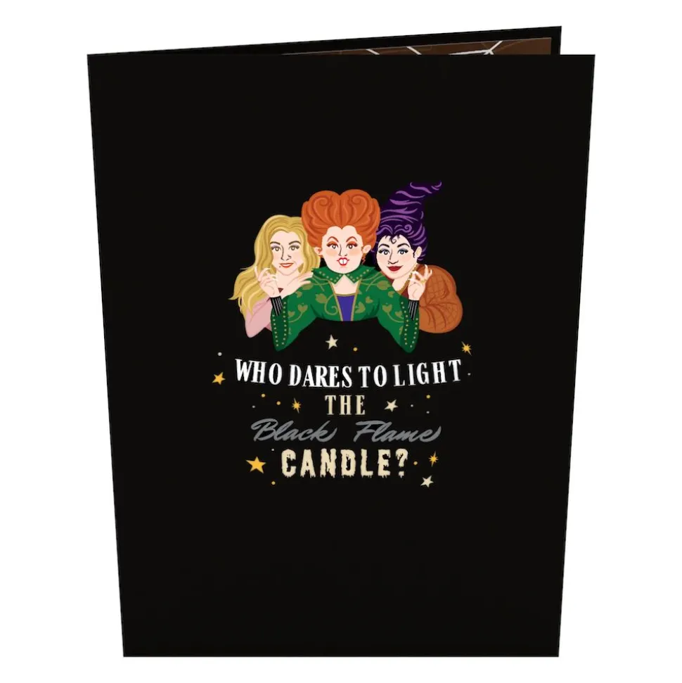 Lovepop Halloween 10/31|Disney|Disney Hocus Pocus Black Flame Candle Pop-Up Card
