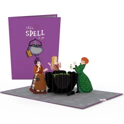Kids Lovepop Halloween 10/31|Kids|Disney Hocus Pocus I Put a Spell on You Pop-Up Card