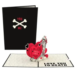 Kids Lovepop Anniversary|Valentine'S Day 2/14|Disney Tim Burton's The Nightmare Before Christmas Love You to Death Pop-Up Card