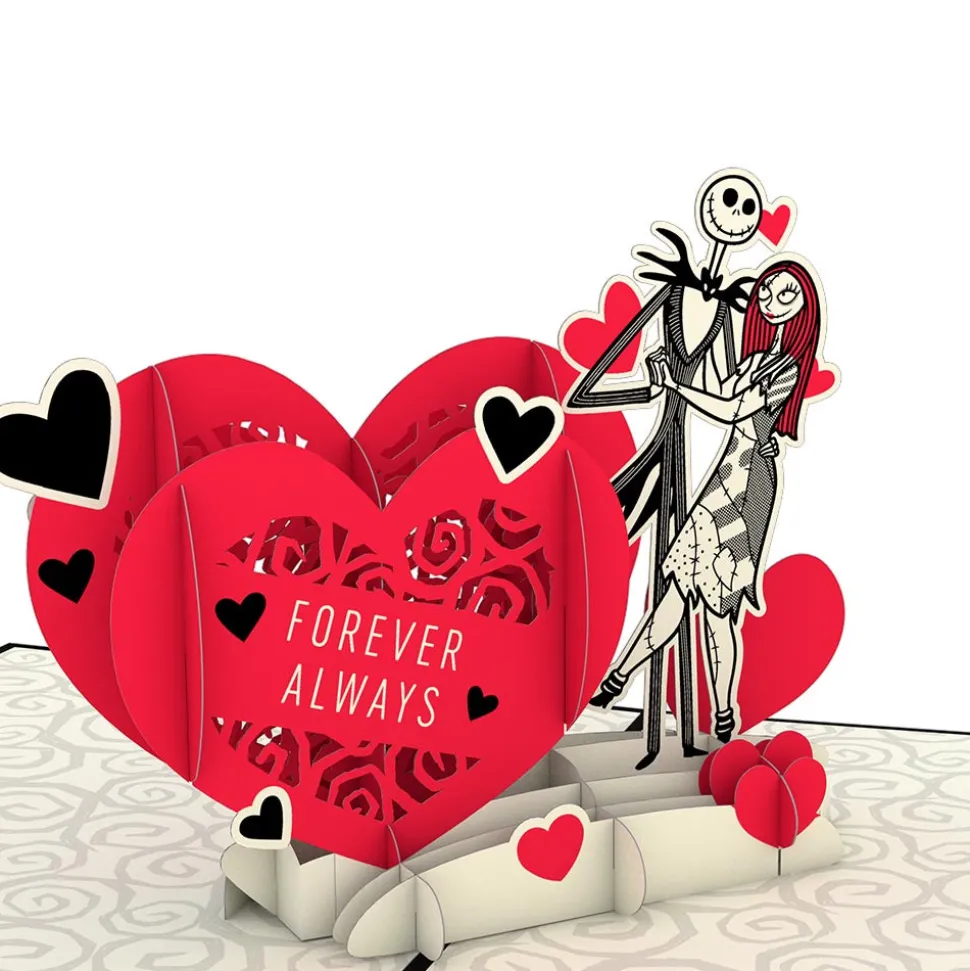 Kids Lovepop Anniversary|Valentine'S Day 2/14|Disney Tim Burton's The Nightmare Before Christmas Love You to Death Pop-Up Card