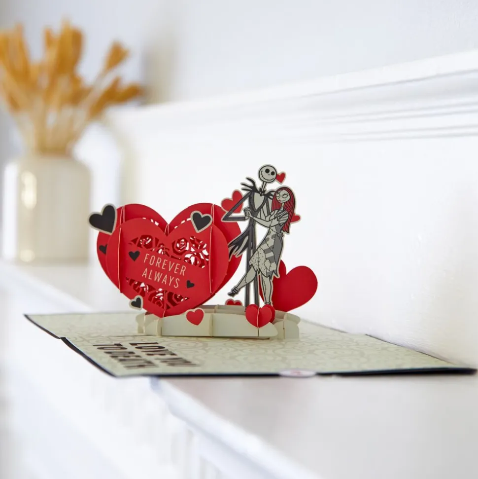 Kids Lovepop Anniversary|Valentine'S Day 2/14|Disney Tim Burton's The Nightmare Before Christmas Love You to Death Pop-Up Card