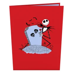 Lovepop Pop-Up Bouquets|Disney|Disney Tim Burton's The Nightmare Before Christmas Card with Mini Bouquet