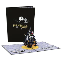 Lovepop Greeting Cards|Christmas 12/25|Disney Tim Burton's The Nightmare Before Christmas Frightful Christmas Pop-Up Card