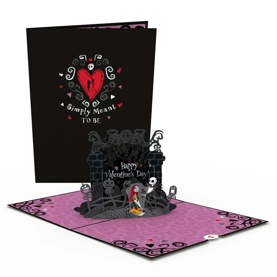 Lovepop Greeting Cards|Valentine'S Day 2/14|Disney Tim Burton's The Nightmare Before Christmas Simply Meant to Be Pop-Up Card