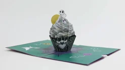 Kids Lovepop Birthday|Kids|Disney Tim Burton's The Nightmare Before Christmas Birthday Cupcake Pop-Up Card