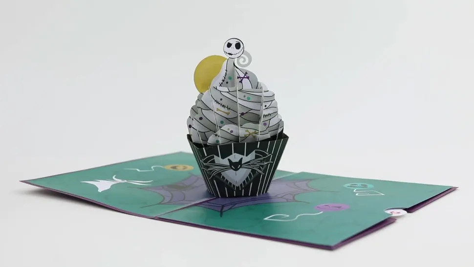 Kids Lovepop Birthday|Kids|Disney Tim Burton's The Nightmare Before Christmas Birthday Cupcake Pop-Up Card