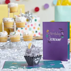 Kids Lovepop Birthday|Kids|Disney Tim Burton's The Nightmare Before Christmas Birthday Cupcake Pop-Up Card