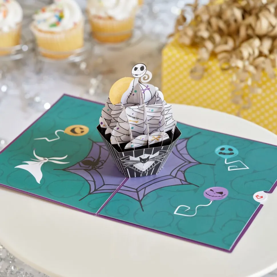 Kids Lovepop Birthday|Kids|Disney Tim Burton's The Nightmare Before Christmas Birthday Cupcake Pop-Up Card