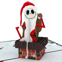 Lovepop Greeting Cards|Christmas 12/25|Disney Tim Burton's The Nightmare Before Christmas Scary Christmas Pop-Up Card