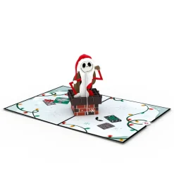 Lovepop Greeting Cards|Christmas 12/25|Disney Tim Burton's The Nightmare Before Christmas Scary Christmas Pop-Up Card