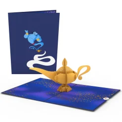 Kids Lovepop Greeting Cards|Birthday|Disney's Aladdin Magic Lamp Pop-Up Card