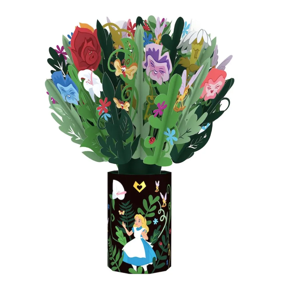 Kids Lovepop Pop-Up Bouquets|Card & Gift Bundles|Disney's Alice in Wonderland Merry Unbirthday Bundle