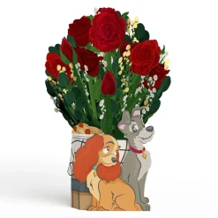 Lovepop Pop-Up Bouquets|Flower Buds|Disney's Lady & The Tramp Flower Buds Bouquet