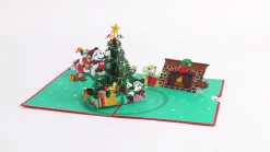 Kids Lovepop Greeting Cards|Christmas 12/25|Disney's Mickey & Friends - Festive Cheer Pop-Up Card