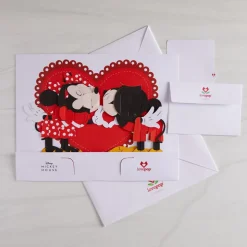 Lovepop Decor|Anniversary|Disney's Mickey & Minnie Heart-to-Heart Giant Pop-Up Gift