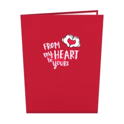 Kids Lovepop Anniversary|Wedding|Disney's Mickey & Minnie Heart-to-Heart Pop-Up Card