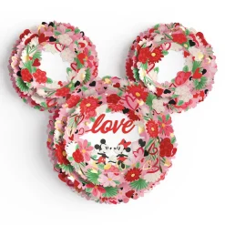 Lovepop Decor|Valentine'S Day 2/14|Disney's Mickey and Minnie Mouse Love Wreath