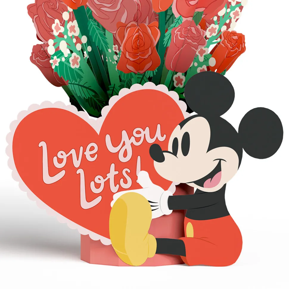 Lovepop Pop-Up Bouquets|Flower Buds|Disney's Mickey Mouse Love You Lots Flower Buds Bouquet
