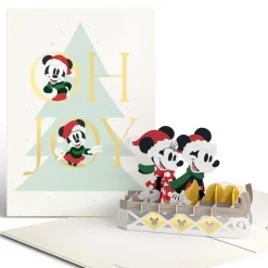 Lovepop Greeting Cards|Christmas 12/25|Disney's Mickey Mouse Oh Joy Christmas Pop-Up Card
