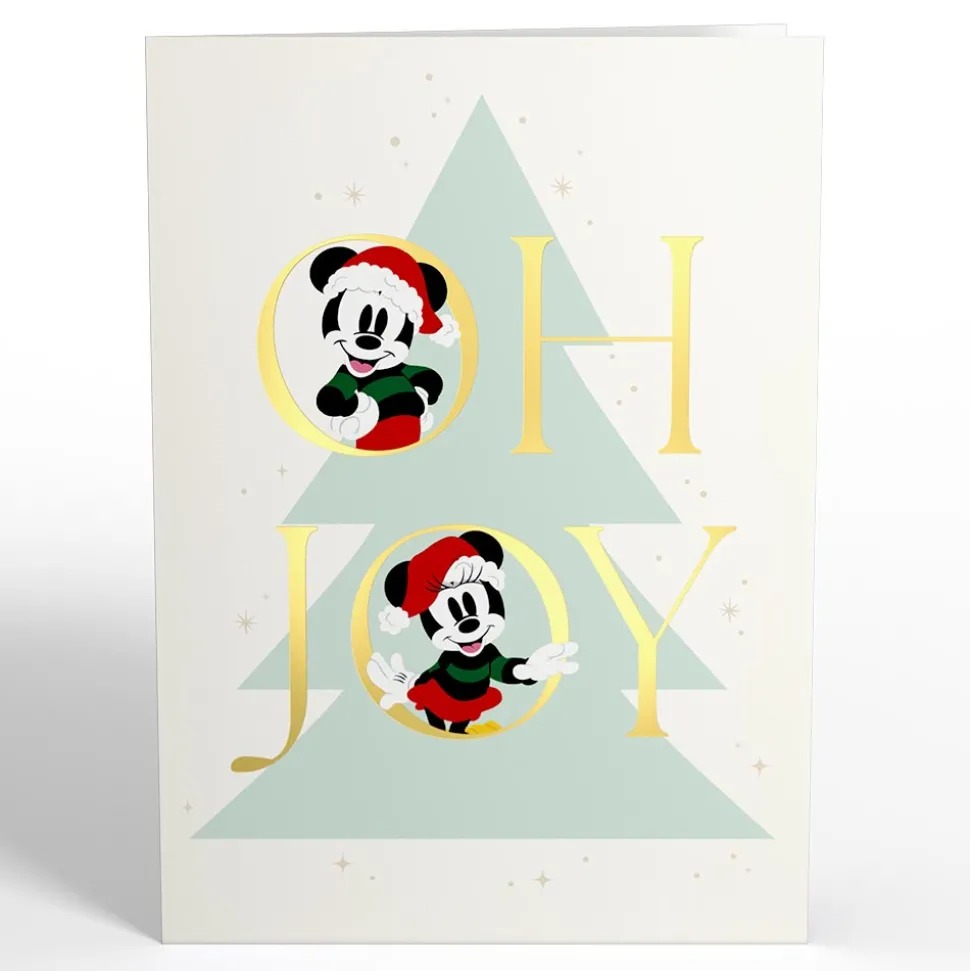 Lovepop Greeting Cards|Christmas 12/25|Disney's Mickey Mouse Oh Joy Christmas Pop-Up Card