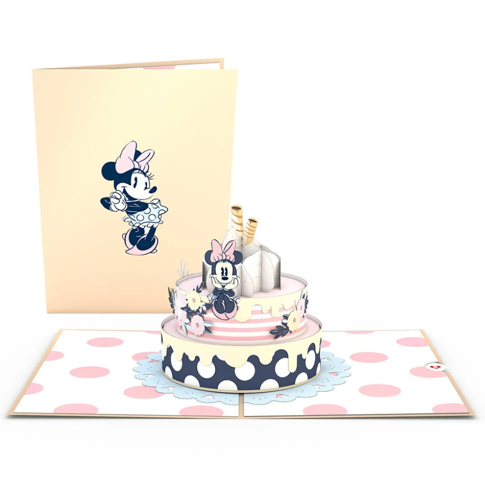 Kids Lovepop Greeting Cards|Birthday|Disney's Minnie Mouse Birthday Cake Pop-Up Card