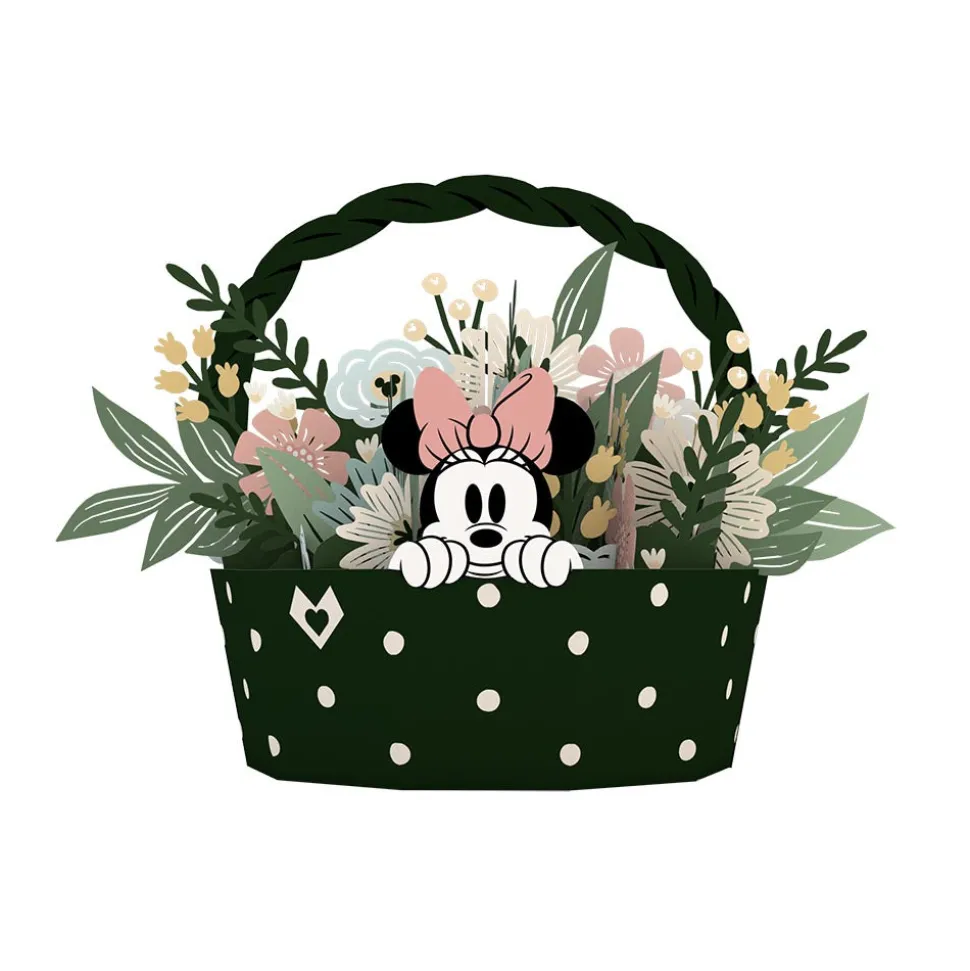 Kids Lovepop Decor|Just Because|Disney's Minnie Mouse Flower Basket Decoration