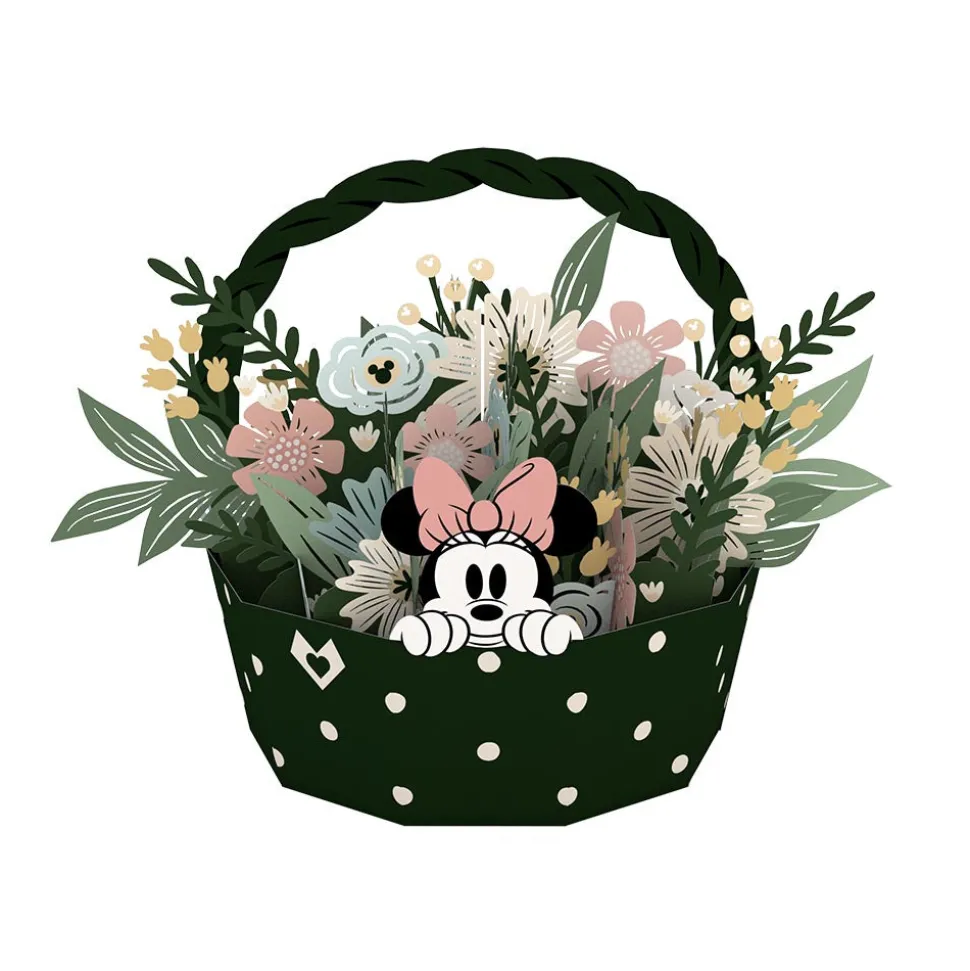 Kids Lovepop Decor|Just Because|Disney's Minnie Mouse Flower Basket Decoration