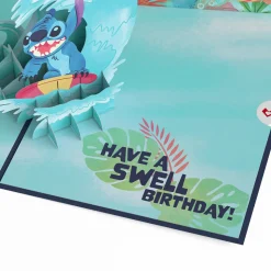 Lovepop Birthday|Disney|Disney's Stitch Cowabunga Birthday Pop-Up Card