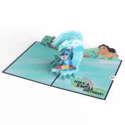Lovepop Birthday|Disney|Disney's Stitch Cowabunga Birthday Pop-Up Card