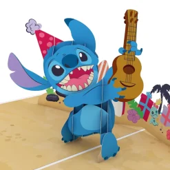 Kids Lovepop Greeting Cards|Birthday|Disney's Stitch Rockin' Birthday Pop-Up Card