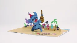 Kids Lovepop Greeting Cards|Birthday|Disney's Stitch Rockin' Birthday Pop-Up Card