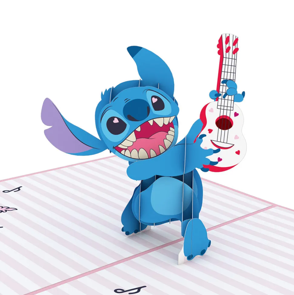 Kids Lovepop Valentine'S Day 2/14|Kids|Disney's Stitch Rockin' Valentine Pop-Up Card