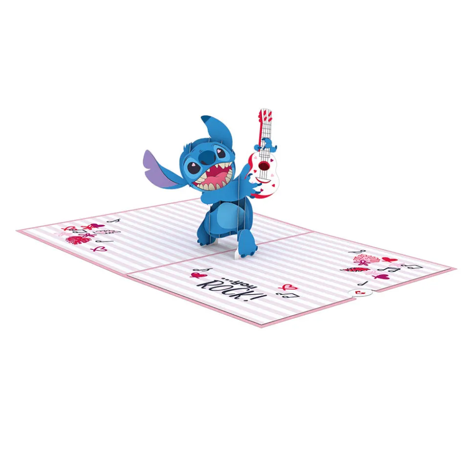Kids Lovepop Valentine'S Day 2/14|Kids|Disney's Stitch Rockin' Valentine Pop-Up Card