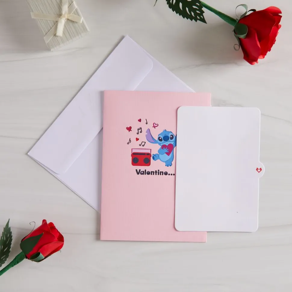 Kids Lovepop Valentine'S Day 2/14|Kids|Disney's Stitch Rockin' Valentine Pop-Up Card