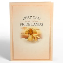 Lovepop Father'S Day 6/15|Dad|Disney's The Lion King Best Dad in the Pride Lands Pop-Up Card