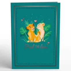 Lovepop Anniversary|Valentine'S Day 2/14|Disney's The Lion King Feel The Love Pop-Up Card