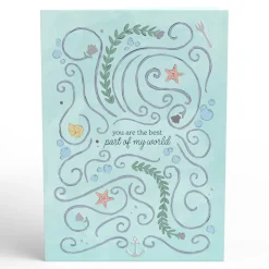 Lovepop Anniversary|Valentine'S Day 2/14|Disney's The Little Mermaid Ariel & Prince Eric Pop-Up Card