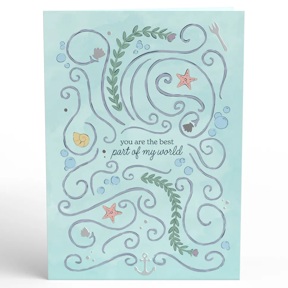Lovepop Anniversary|Valentine'S Day 2/14|Disney's The Little Mermaid Ariel & Prince Eric Pop-Up Card