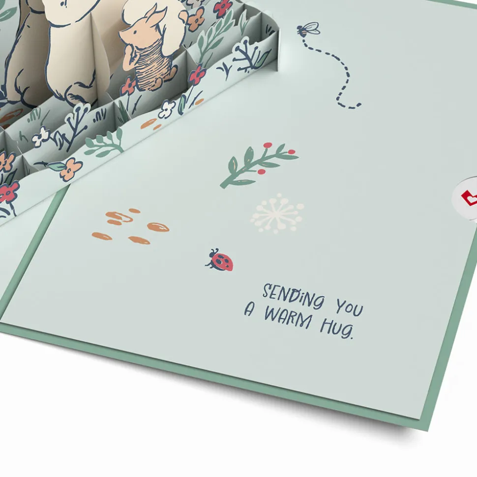 Lovepop Greeting Cards|Sympathy|Disney’s Winnie the Pooh Thinking of You Pop-Up Card