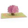 Lovepop Anniversary|Wedding|Dogwood Love Scene Purple Same Sex Female Pop-Up Card