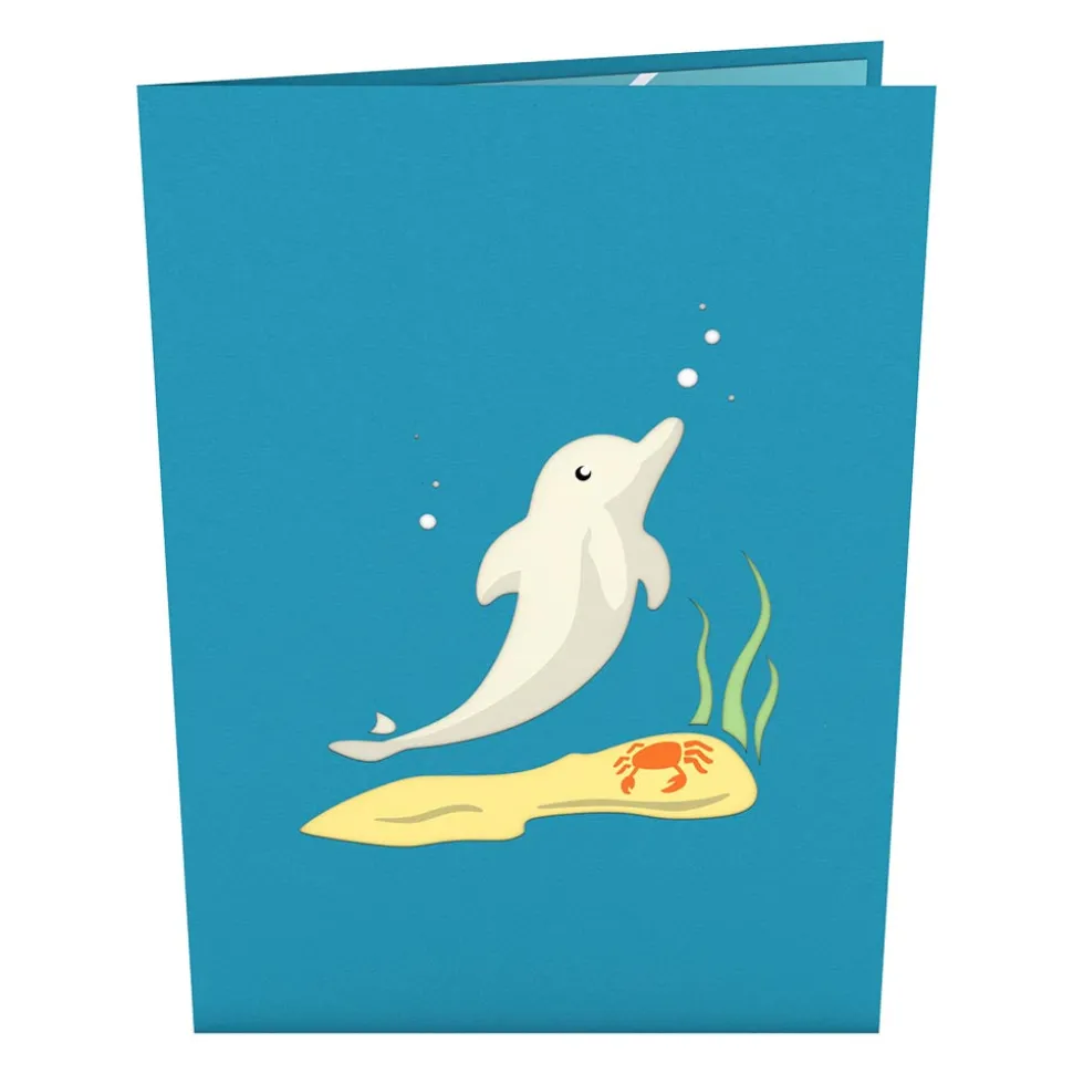 Kids Lovepop Birthday|Just Because|Dolphins Pop-Up Card