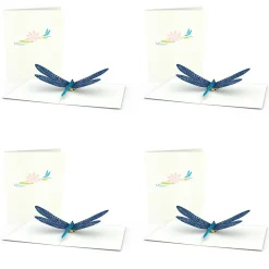 Lovepop Notecards|Just Because|Dragonfly Notecards (4-Pack)