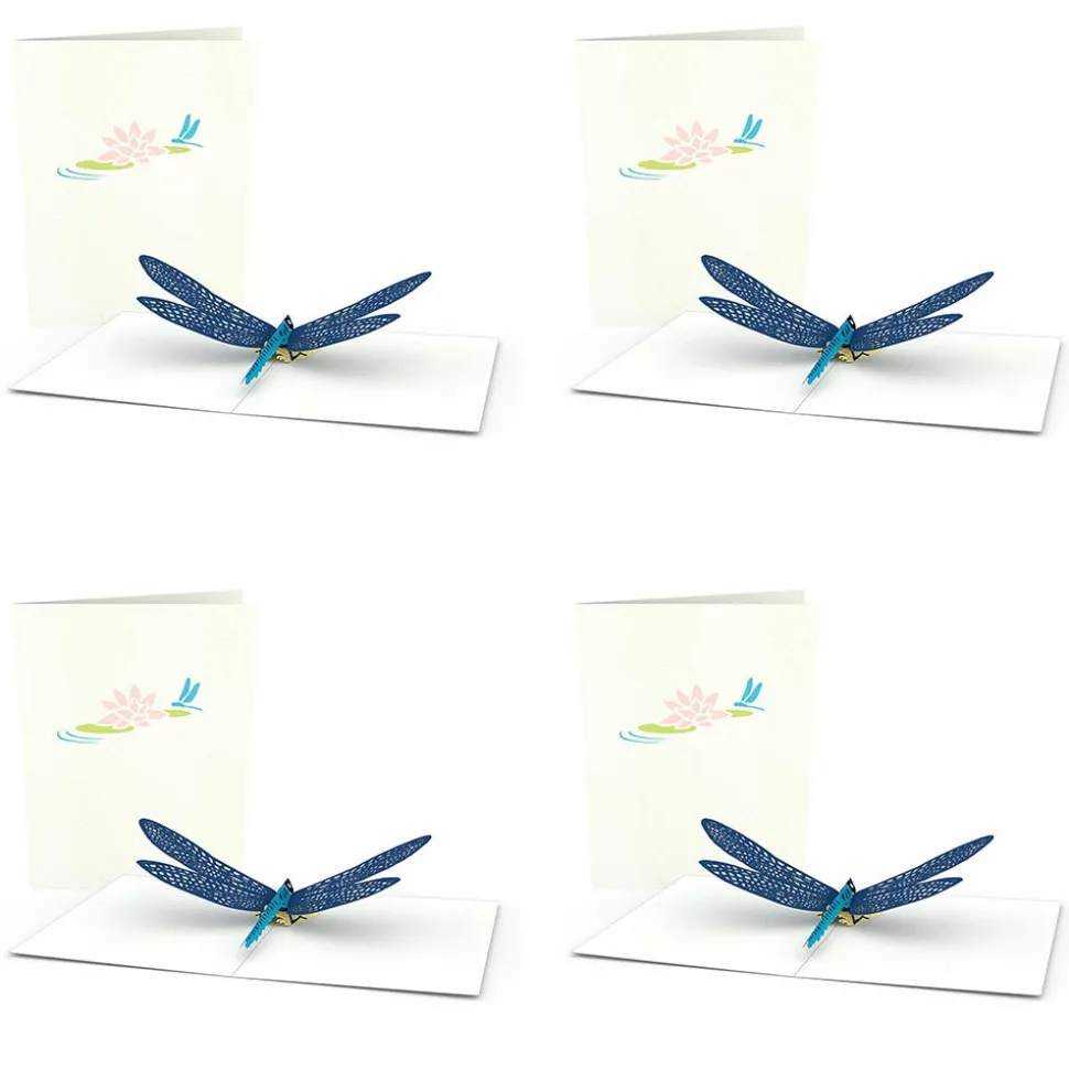 Lovepop Notecards|Just Because|Dragonfly Notecards (4-Pack)