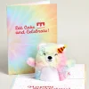 Lovepop Plushpop|Birthday|Eat Cake & Celebrate' Birthday Plushpop Card