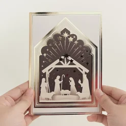 Lovepop Greeting Cards|Religious|Elegant Nativity Pop-Up Card