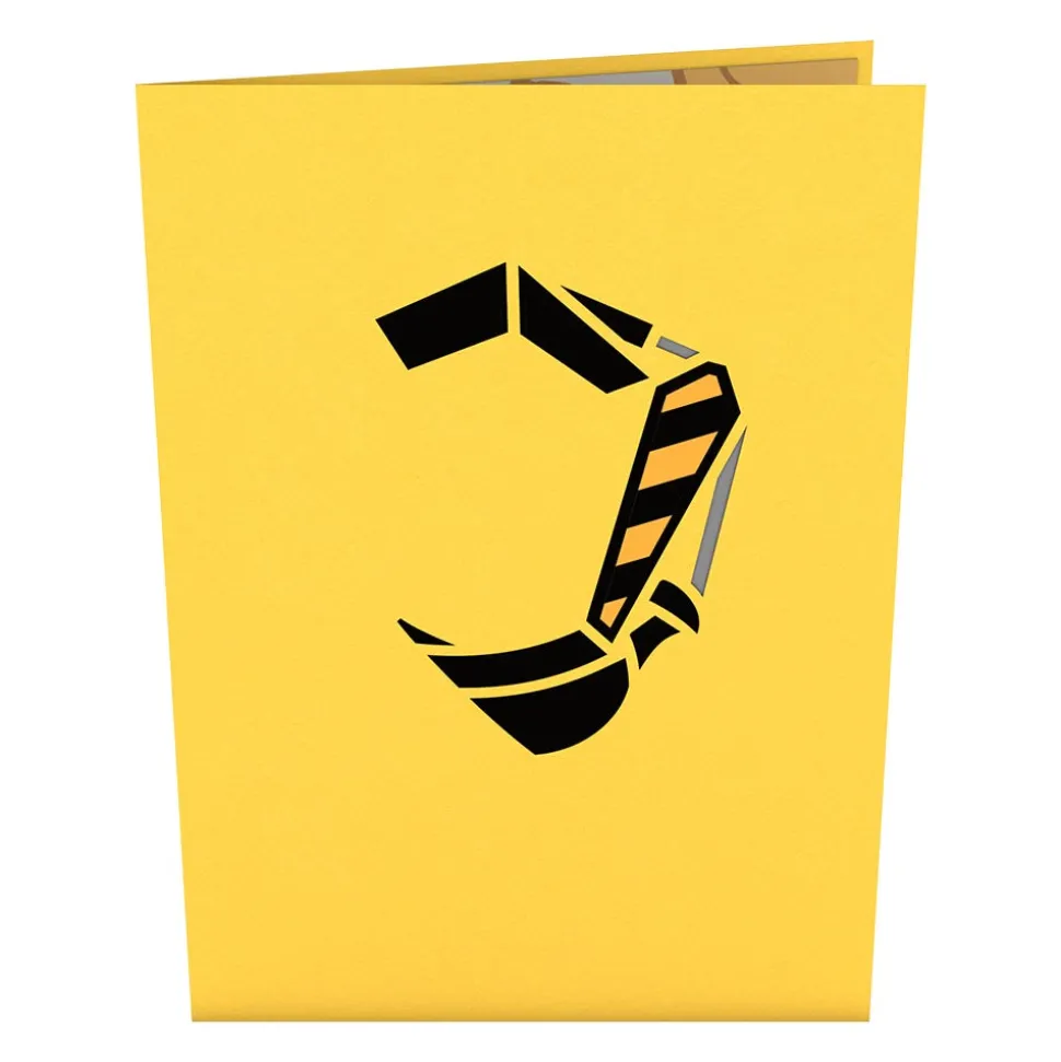 Kids Lovepop Greeting Cards|Just Because|Excavator Pop-Up Card