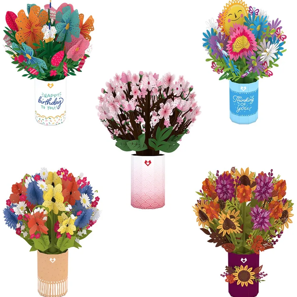 Lovepop Pop-Up Bouquets|Value Packs|Favorite Bouquets (5-Pack)
