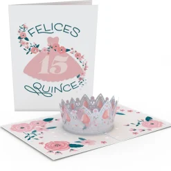 Kids Lovepop Birthday|Kids|Felices Quince Pop-Up Card