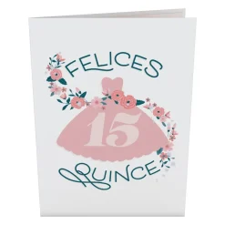 Kids Lovepop Birthday|Kids|Felices Quince Pop-Up Card